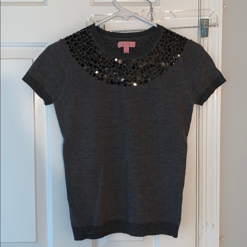 Lily Pulitzer Short Sleeve Sweater